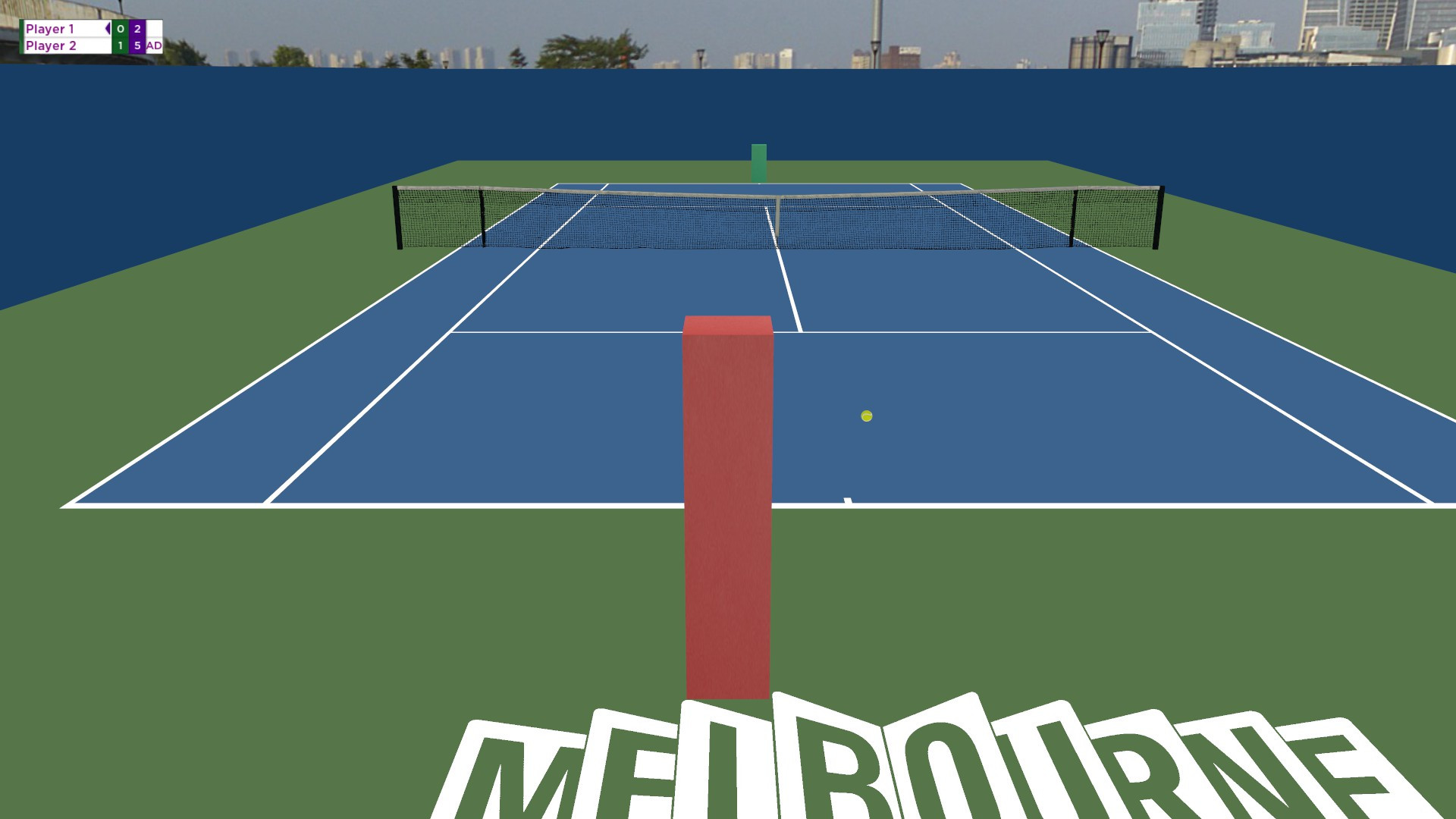 Tennis Simulator Screenshot